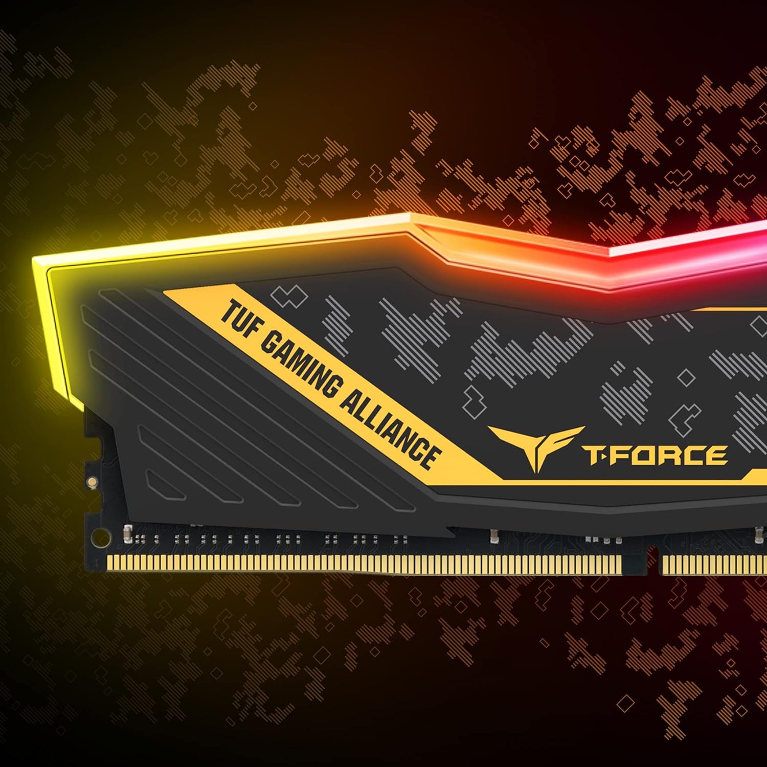 Team Group Tf9D416G3200Hc16Cdc01 Delta Tuf Gaming RGB RAM Memory 16GB (2X8GB) DDR4 U-DIMM 3200Mhz PC4-25600 CL16 Non-Ecc